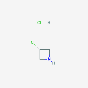 molecular formula C3H7Cl2N B1425160 3-Chloroazetidine hydrochloride CAS No. 313468-63-2