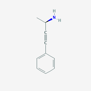 molecular formula C10H11N B14251610 (2R)-4-Phenylbut-3-yn-2-amine CAS No. 306747-40-0