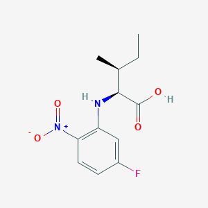 molecular formula C12H15FN2O4 B14251661 N-(5-Fluoro-2-nitrophenyl)-L-isoleucine CAS No. 479677-26-4
