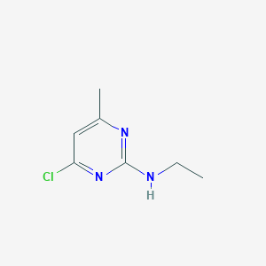 molecular formula C7H10ClN3 B1425173 4-chloro-N-ethyl-6-methylpyrimidin-2-amine CAS No. 5748-33-4