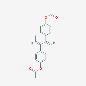 molecular formula C22H22O4 B142518 Isodienestrol diacetate CAS No. 24705-62-2