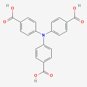 molecular formula C21H15NO6 B1425181 4,4',4''-氮代三苯甲酸 CAS No. 118996-38-6