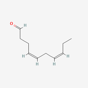 molecular formula C10H16O B1425185 4,7-Decadienal, (Z,Z)- CAS No. 22644-09-3