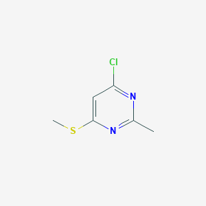 molecular formula C6H7ClN2S B1425189 4-CHLORO-2-METHYL-6-(METHYLTHIO)PYRIMIDINE CAS No. 867131-59-7