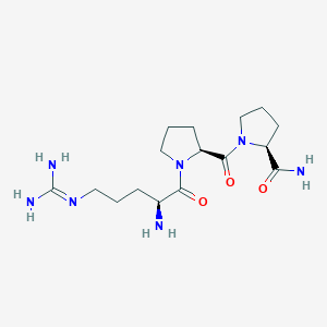 molecular formula C16H29N7O3 B14251892 N~5~-(Diaminomethylidene)-L-ornithyl-L-prolyl-L-prolinamide CAS No. 215169-71-4