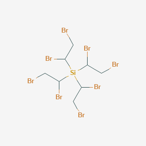 molecular formula C8H12Br8Si B14251903 Silane, tetrakis(1,2-dibromoethyl)- CAS No. 168985-31-7