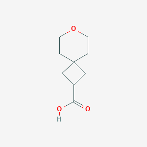 molecular formula C9H14O3 B1425192 7-Oxaspiro[3.5]nonane-2-carboxylic acid CAS No. 90612-60-5