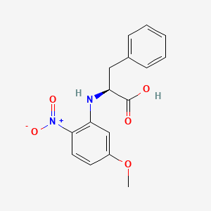molecular formula C16H16N2O5 B14252048 N-(5-Methoxy-2-nitrophenyl)-L-phenylalanine CAS No. 479677-32-2