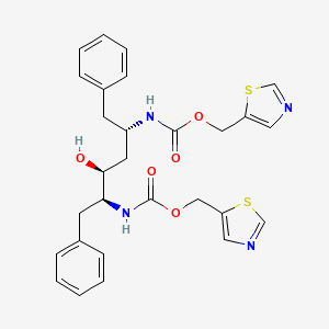 molecular formula C28H30N4O5S2 B1425207 2,5-Thiazolylmethyl Diacarbonate CAS No. 144142-33-6