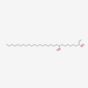 molecular formula C29H60O2 B14252074 Nonacosane-3,10-diol CAS No. 167769-12-2
