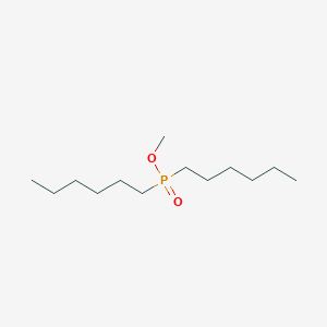 molecular formula C13H29O2P B14252134 Methyl dihexylphosphinate CAS No. 476488-09-2
