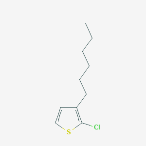 molecular formula C10H15ClS B1425218 2-Chloro-3-hexylthiophene CAS No. 817181-75-2