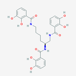 molecular formula C27H29N3O9 B14252195 Myxochelin C CAS No. 179751-76-9