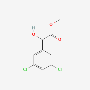molecular formula C9H8Cl2O3 B1425221 Methyl 2-(3,5-dichlorophenyl)-2-hydroxyacetate CAS No. 1249705-88-1