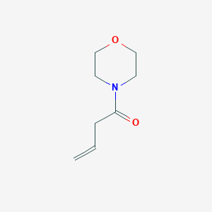 molecular formula C8H13NO2 B14252210 Morpholine, 4-(1-oxo-3-butenyl)- CAS No. 343270-46-2