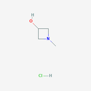 molecular formula C4H10ClNO B1425224 3-羟基-1-甲基氮杂环丁烷盐酸盐 CAS No. 26687-49-0