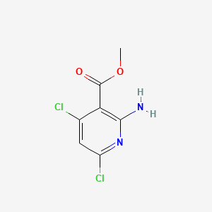 molecular formula C7H6Cl2N2O2 B1425226 2-氨基-4,6-二氯烟酸甲酯 CAS No. 1044872-40-3