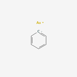 molecular formula C6H5Au B14252290 Gold(1+) benzenide CAS No. 167773-26-4