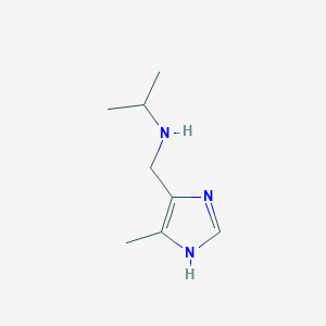 molecular formula C8H15N3 B1425230 Isopropyl-(5-methyl-3H-imidazol-4-ylmethyl)-amine CAS No. 920478-54-2