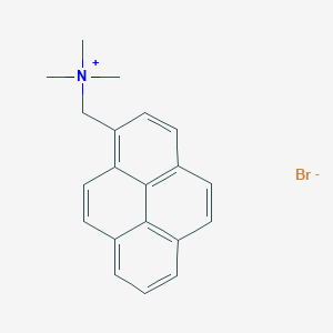 molecular formula C20H20BrN B14252346 N,N,N-Trimethyl(pyren-1-yl)methanaminium bromide CAS No. 188674-50-2