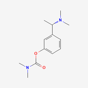 molecular formula C13H20N2O2 B1425237 3-(1-(Dimethylamino)ethyl)phenyl dimethylcarbamate, (1S)- CAS No. 1230021-28-9