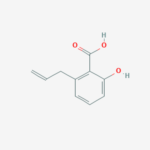 molecular formula C10H10O3 B14252404 Benzoic acid, 2-hydroxy-6-(2-propenyl)- CAS No. 312962-10-0
