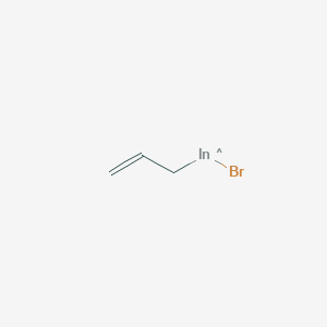 molecular formula C3H5BrIn B14252414 Bromo(prop-2-en-1-yl)indiganyl CAS No. 322407-11-4