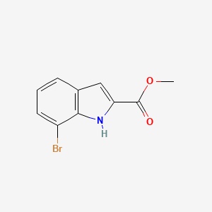 molecular formula C10H8BrNO2 B1425242 methyl 7-bromo-1H-indole-2-carboxylate CAS No. 1158503-82-2