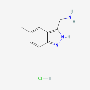 [(5-Methyl-1H-indazol-3-yl)methyl]amine hydrochloride