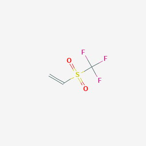 molecular formula C3H3F3O2S B1425254 trifluoromethanesulfonylethene CAS No. 18370-92-8