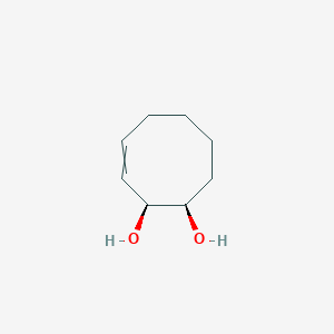 molecular formula C8H14O2 B14252566 (1R,2S)-Cyclooct-3-ene-1,2-diol CAS No. 170211-27-5
