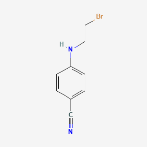 molecular formula C9H9BrN2 B14252577 4-[(2-Bromoethyl)amino]benzonitrile CAS No. 388603-27-8