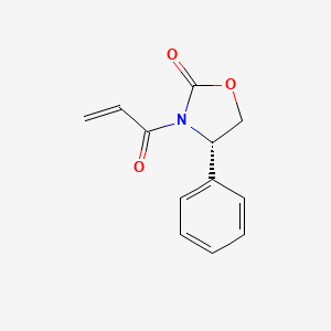 molecular formula C12H11NO3 B14252668 2-Oxazolidinone, 3-(1-oxo-2-propenyl)-4-phenyl-, (4S)- CAS No. 259529-54-9