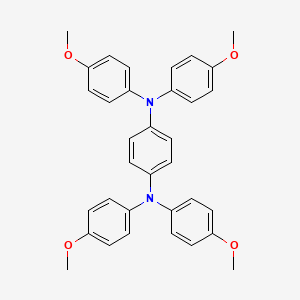molecular formula C34H32N2O4 B14252674 N~1~,N~1~,N~4~,N~4~-Tetrakis(4-methoxyphenyl)benzene-1,4-diamine CAS No. 173072-40-7