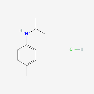 molecular formula C10H16ClN B1425269 4-methyl-N-(propan-2-yl)aniline hydrochloride CAS No. 104294-53-3