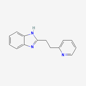 molecular formula C14H13N3 B14252690 2-[2-(Pyridin-2-yl)ethyl]-1H-benzimidazole CAS No. 213136-16-4