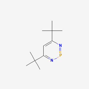 molecular formula C11H19N2P B14252723 1,3,2-Diazaphosphorine, 4,6-bis(1,1-dimethylethyl)- CAS No. 184243-13-8
