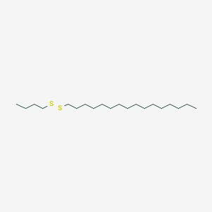 molecular formula C20H42S2 B14252893 1-(Butyldisulfanyl)hexadecane CAS No. 241492-45-5