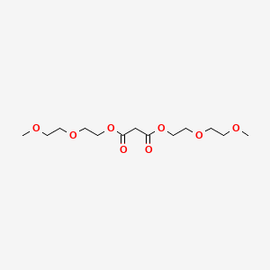 molecular formula C13H24O8 B14253010 Bis[2-(2-methoxyethoxy)ethyl] propanedioate CAS No. 170014-35-4