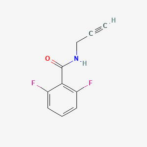 molecular formula C10H7F2NO B14253063 2,6-Difluoro-N-(prop-2-yn-1-yl)benzamide CAS No. 400890-14-4