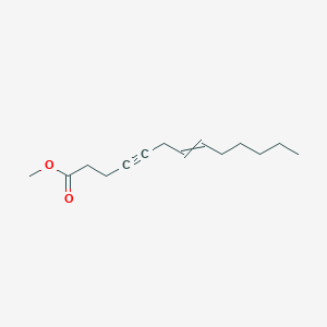 molecular formula C14H22O2 B14253070 Methyl tridec-7-en-4-ynoate CAS No. 168422-43-3