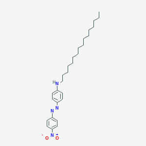 molecular formula C28H42N4O2 B14253074 N-Hexadecyl-4-[(E)-(4-nitrophenyl)diazenyl]aniline CAS No. 167558-44-3