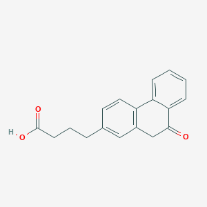 molecular formula C18H16O3 B1425308 9,10-Dihydro--oxo-2-phenanthrenebutyric acid CAS No. 52135-43-0