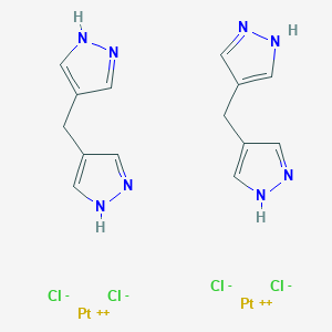 molecular formula C14H16Cl4N8Pt2 B142531 Pt-Dpzm CAS No. 140657-78-9
