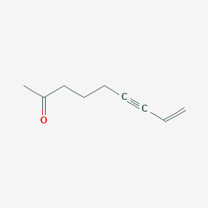 molecular formula C9H12O B14253151 8-Nonen-6-YN-2-one CAS No. 214552-84-8