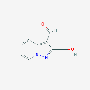2-(1-Hydroxy-1-methyl-1-ethyl)-pyrazolo[1,5-A]pyridine-3-carbaldehyde