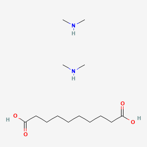 molecular formula C14H32N2O4 B14253279 decanedioic acid;N-methylmethanamine CAS No. 494212-61-2