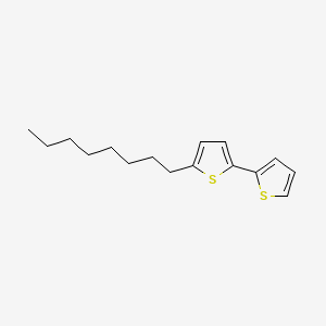 molecular formula C16H22S2 B1425329 5-n-Octyl-2,2'-bithiophene CAS No. 93164-73-9