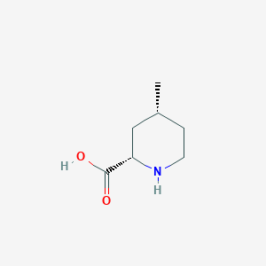molecular formula C7H13NO2 B1425330 (2S,4R)-4-Methyl-pipecolinic acid CAS No. 1821715-08-5