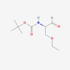 molecular formula C10H19NO4 B14253388 tert-Butyl [(2S)-1-ethoxy-3-oxopropan-2-yl]carbamate CAS No. 168965-51-3